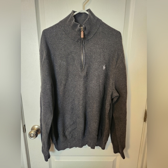 Polo Ralph Lauren Other - Men's Cotton Polo Ralph Lauren 1/4 Zip Sweater Size XXL